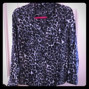 Express Portifino Snow Leopard Top